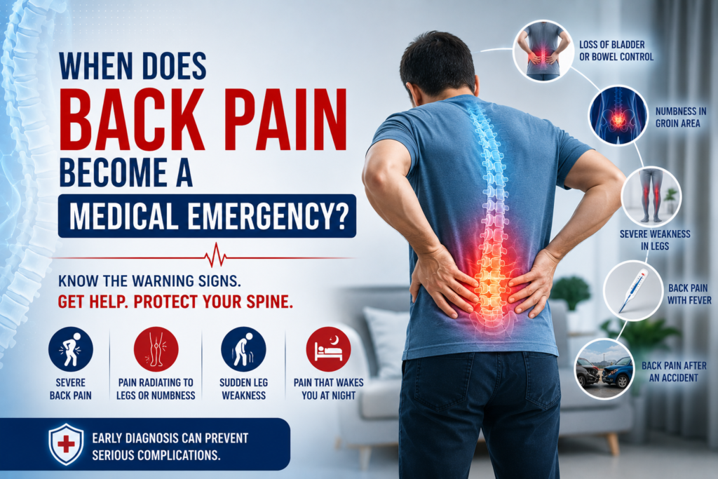 Current image: Back Pain Become a Medical Emergency