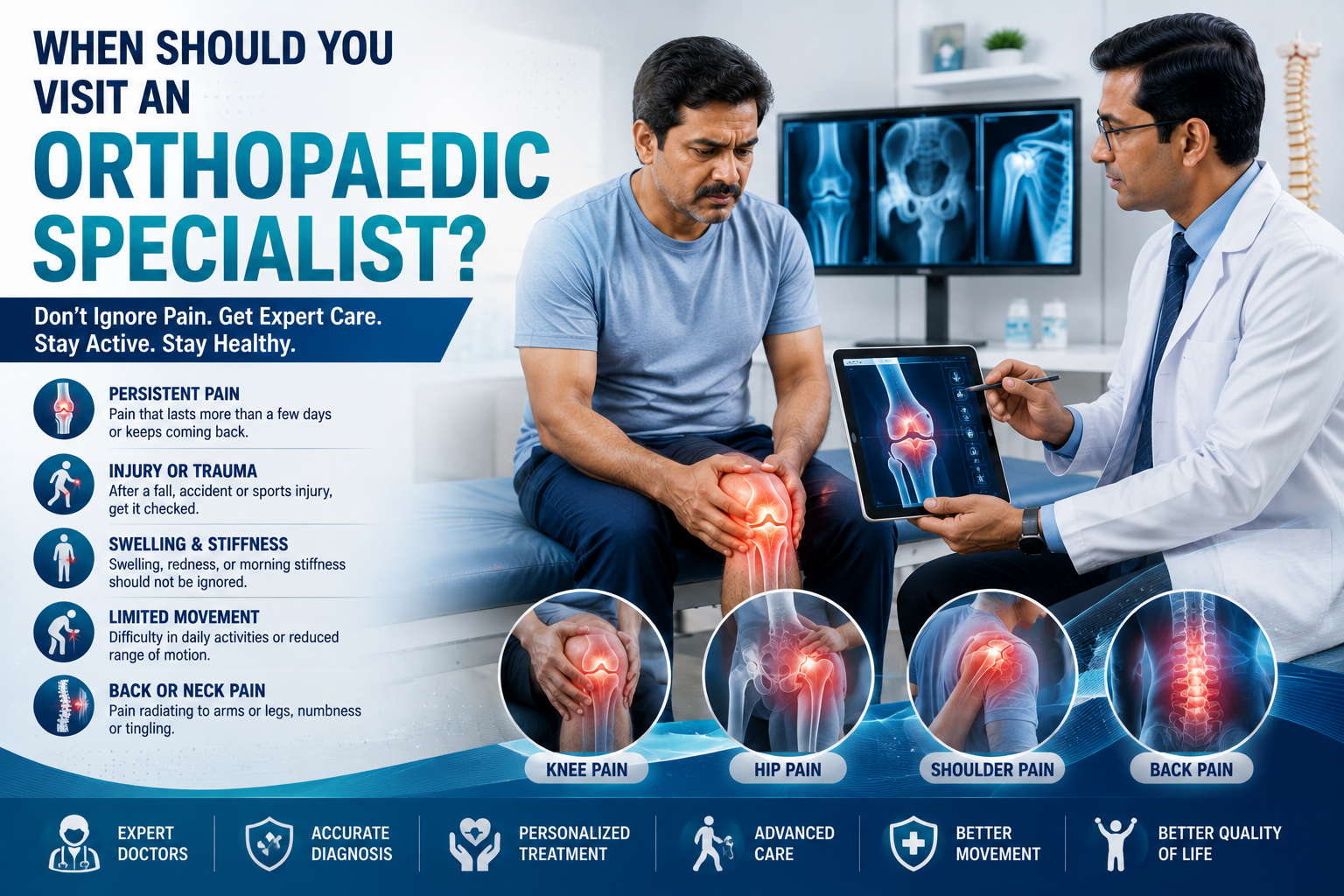When to Visit an Orthopaedic Specialist